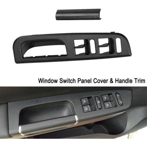 Left Front Door Window Glass Lift Button Control Switch Panel Door Handle Cover For Golf 4 Jetta MK4 Bora 1998-2004