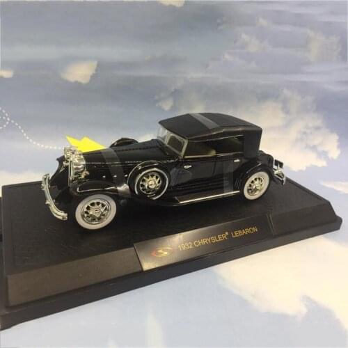 Diecast 1:32 Scale Chrysler Classic Car Alloy Model Collection Decoration Souvenir Ornaments Display Vehicle Toy Boy Gift
