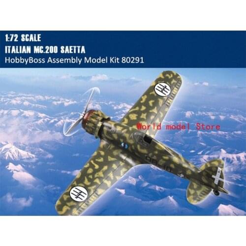 HobbyBoss 80291 1/72 Italian MC.200 Saetta Fighter Assembly Aircraft Model Kits