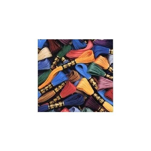 France dmc threads 5 piecse threads Cross Stitch Floss Thread 8 meters Long 6 Strands Cross Stitch threads Floss Skein