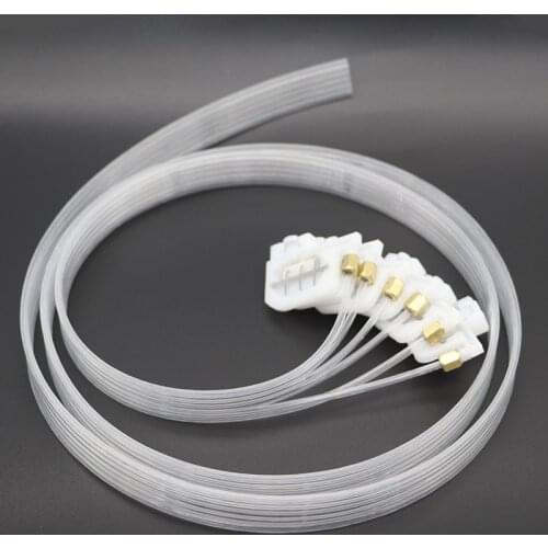 NEW 6 color 3x2mm ink tube hose pipe pipe line with square small damper screw nuts oring for For Epson 1390 R330 R290 T50 L800