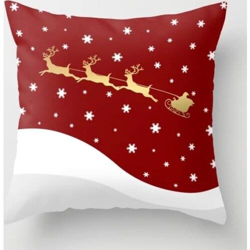 Christmas Funda Cojin Rojo Decoracion Hogar Moderno Kussens Woondecoratie Luxe Cojines Decorativos Kussenhoes 45x45 Cm