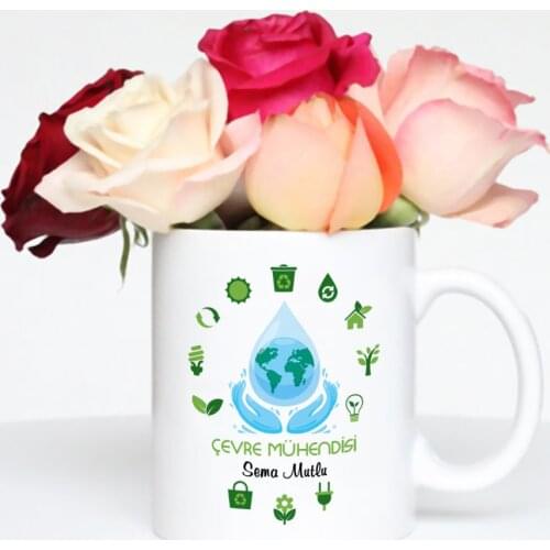 Personalized Professional Environmental Engineer White Mug Cup