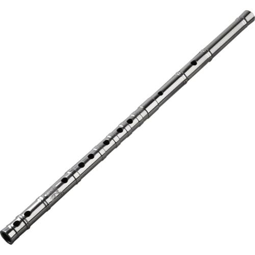 Professional Titanium Tube CDEFG Key 8 Holes Flute Chinese Dizi Metal Two-section Flute Classic Woodwind Musical Instruments