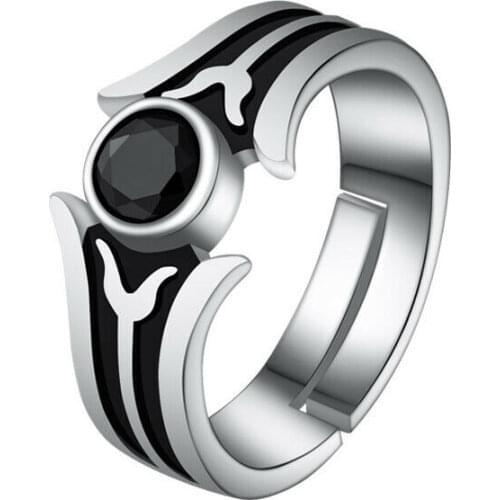 Anime Sword Art Online Kirito Asuna 925 Silver Ring Adjustable Ring Jewelry Gift