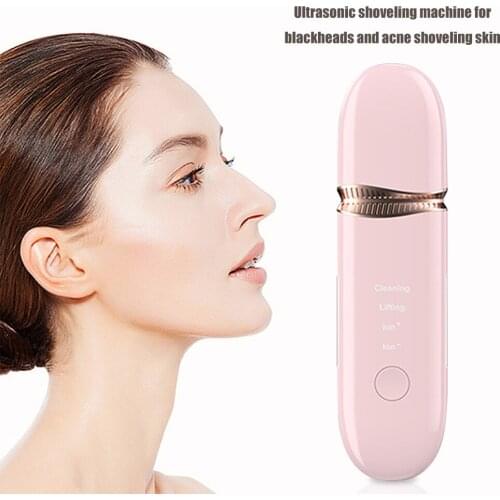 Ultrasonic Facial Skin Scrubber Acne Blackhead Remover Peeling Shovel Cleaner Facial Skin Care Deep Cleansing