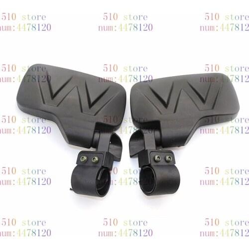 Motorcycle Rearview Mirror Motorbike Rear Side Mirrors Universal for Most UTV With 1.75"/2" Roll Tube Retroviseur