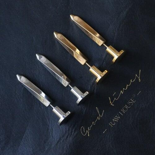 RHYSONG Gothic Stainles Steel Safety Screw Long Stud Earring For Women Men Ear Threader Boucle Oreille Femme Punk Couple Jewelry