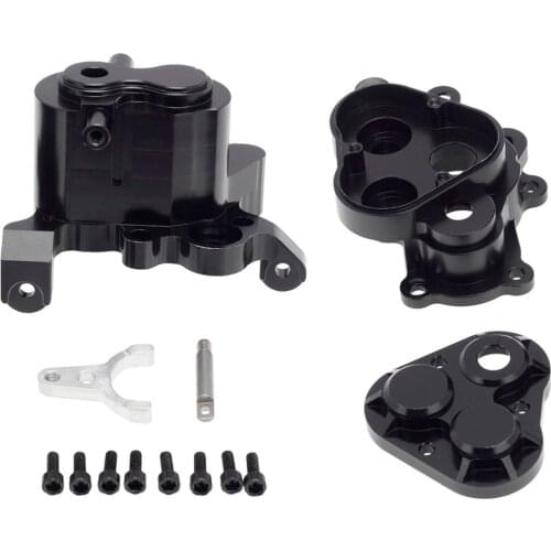 1pc Aluminum Alloy Metal RC Car Middle Gearbox Shell Set For RC Car Auto Models Repair Parts Accessories Moulding