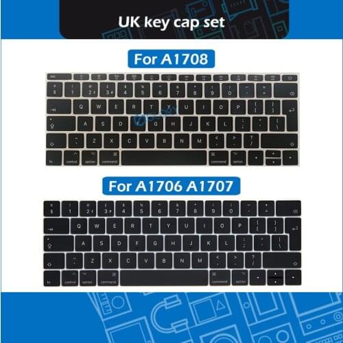 10set/Lot for Macbook Pro Retina 13" 15" A1706 A1707 A1708 Keycap Key caps set US UK Layout AP12