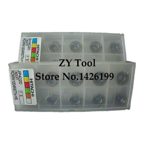 Free shopping! HITACHI 10PCS RDMW1204MOTN-HS JP4020 lathe cutting tools CNC blade alloy carbide cutting tool carbide inserts