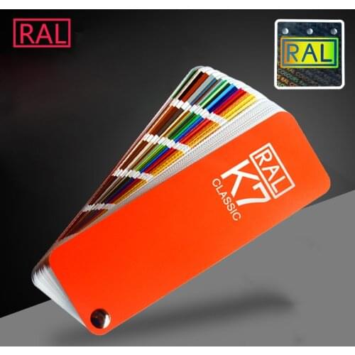 Free Shipping Germany RAL K7 international standard color card raul - paint coatings color card with Gift Box
