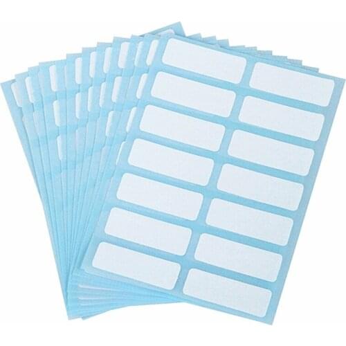 Paper Self Adhesive Sticky White Label Name Stickers Blank Note Label Bar Direct Print Sticker Paper DIY Stationery Stickery