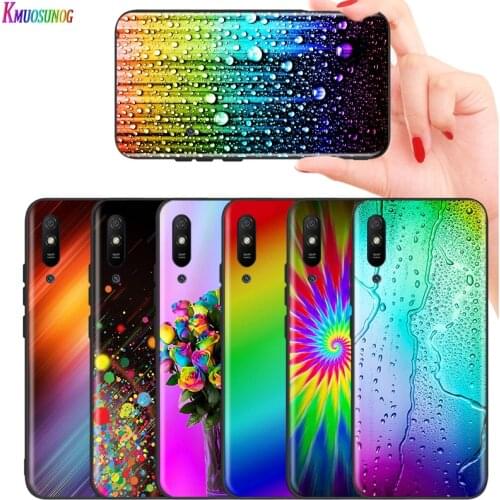 Rainbow Art for Huawei P Smart Z S Plus 2020 2019 Nova 7i 5T 5i Pro 5 4e 4 3i 3e 3 Black Phone Case