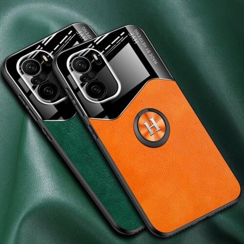 PU Leather Ring Phone Case For Xiaomi Mi Note 10 Lite 9T 10T Pro Redmi Note 10 Pro 10S K20 K30 Ultra K40 Poco F3 F2 M3 Pro Cover