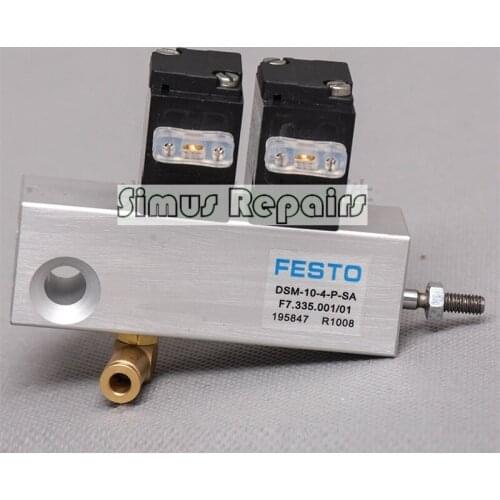 Heidelberg Solenoid Valve F7.335.001 Heidelberg With Ink Valve Heidelberg Printing Machine Double Cylinder