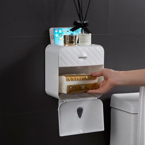 Creative Toilet Paper Holder Waterproof Holder for toilet paper Bathroom Toilet Paper Storage Box Toilet Roll Holder