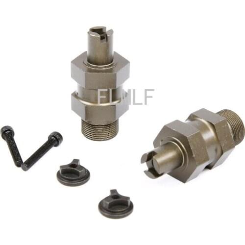 CNC Metal Front Upgrade Front Hex Hub Fit for 1/5 HPI ROVAN ROFUN KM GTB TS BAJA 5SC