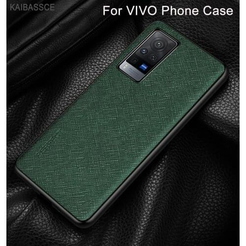 KAIBASSCE Fashion Luxury cross texture back shell phone case for Vivo S9 X60 X60Pro X60Pro Plus Cover Case Funda