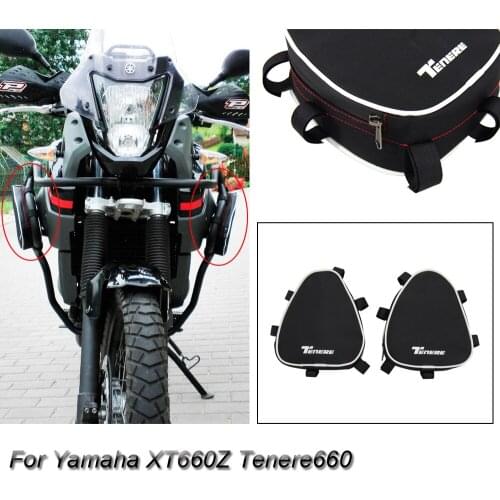 Motorcycle For Yamaha Tenere 660 XT660Z XTZ 660 ​Waterproof Repair Tool Placement Bag Frame Crash Bar Package Toolbox Bags