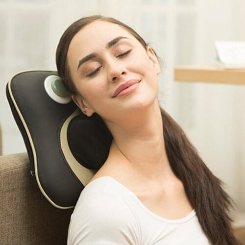 Jade massager cushion Cervical spine massager Multifunctional electric hammer and percussion massage pillow