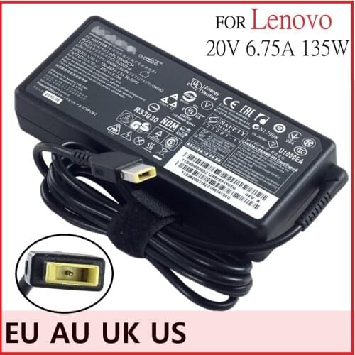 New for Lenovo Power Charger 20V 6.75A 135W USB Adapter T440P Y50-70 Y50-70 ADL135NDC3A Laptop