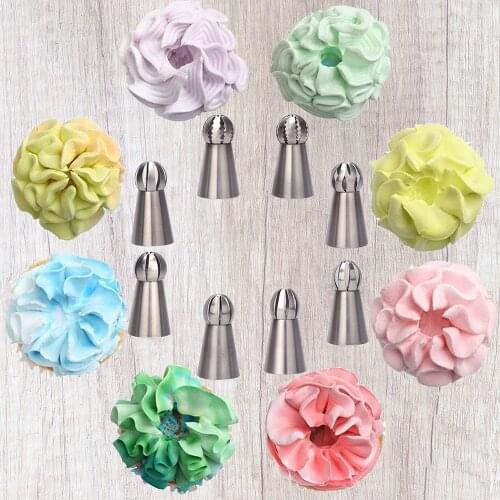 New 22pcs/set Russian Piping Ball Tips Torch Nozzles Cake Cupcake Decorating Kit Pastry Cookie Frosting Bags Baking Tools