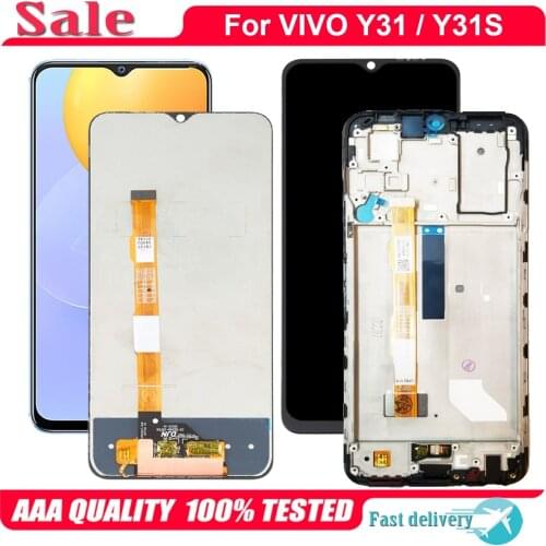 Original Display Replace 6.58" For VIVO Y31s 5G V2054A LCD Touch Screen Digitizer Assembly For Vivo Y31 V2036