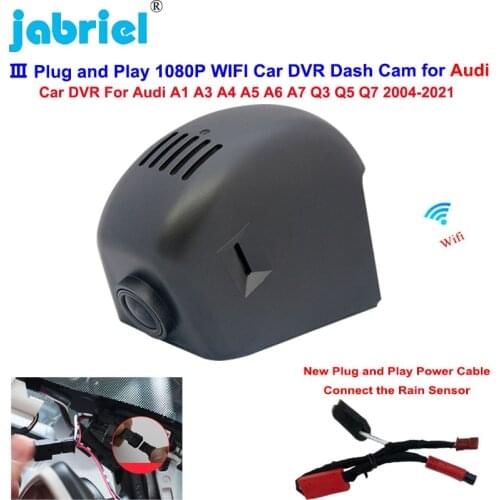 Plug and Play Car DVR For Audi A1 A3 A4 A5 A6 A7 A8 Q3 Q5 Q7 TT 2004-2020 Car Wifi Camera HD 1080P Car Dash Cam Video Recorder