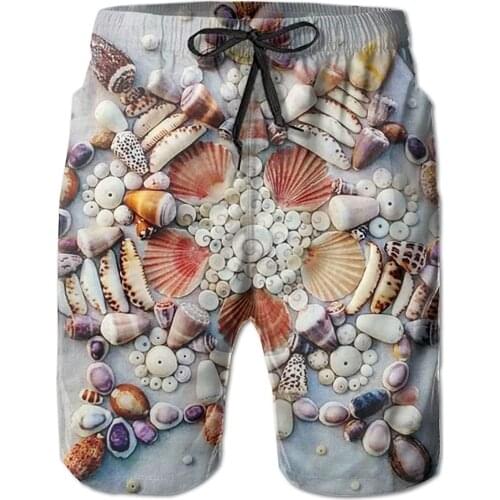Board Shorts Beautiful Colorful Conch Mens Quick Dry Swim Trunks Beach Shorts