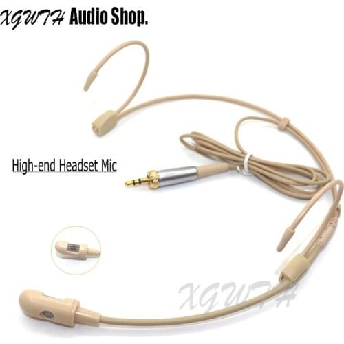 Ear Hanging Headset Headworn Microphone Supercardioid Condenser Mic for Sennheiser Wireless Bodypack Interview Speech Sing