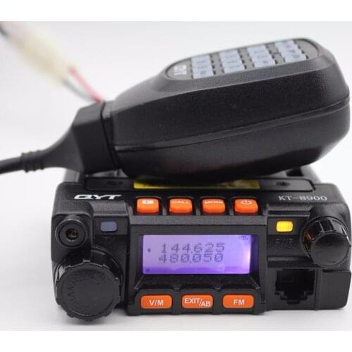 QYT KT-8900 Transceiver Car Radio Dual band 136-174 / 400-480MHz 25W High Power KT8900 Mini Moblie Radio