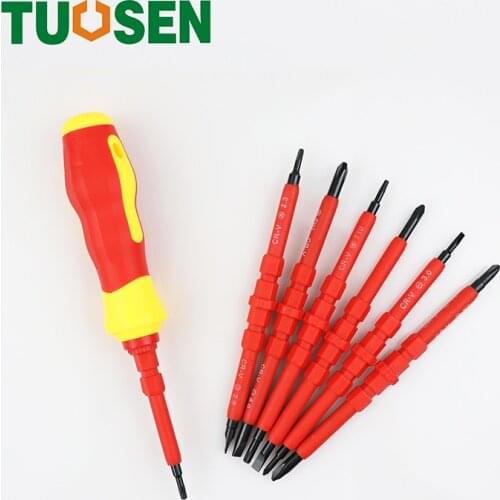 Slotted screwdrivers magnetic PH2 PH1 phillips screwdriver bit set hexagon screw driver bits precision impact driver ring impact