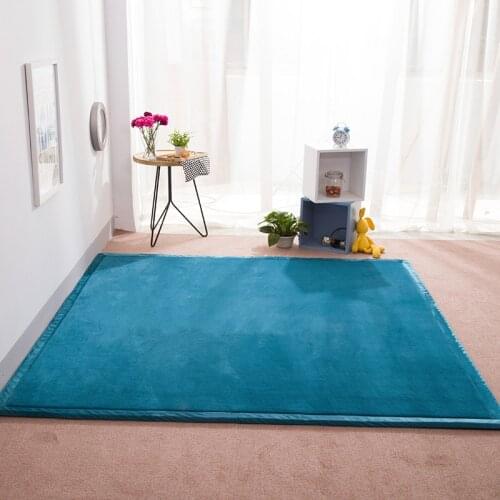 Nordic tatami rug children crawling mat bedroom bedside living room coffee table carpet soft and comfortable not easy to deform