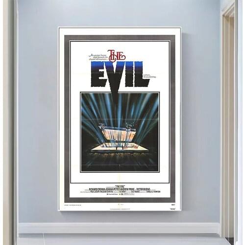V0550 The Evil Vintage Classic Movie Wall Silk Cloth HD Poster Art Home Decoration Gift