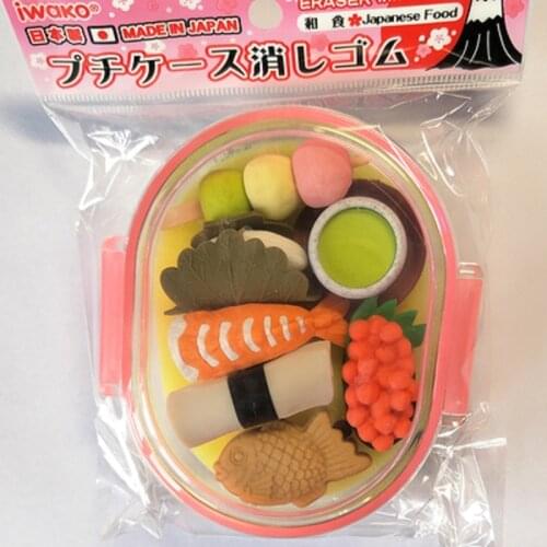 Japan IWAKO cute cartoon food eraser disassembly creative children fun toy eraser
