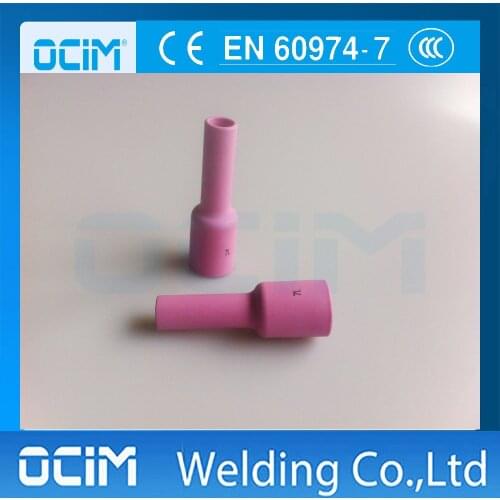 10PCS TIg Long Ceramic Nozzles 54N15L #7L Fit welding torch WP/SR 17 18 26