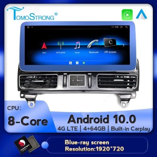NEW! 12.3" Car Radio Multimedia For Mercedes Benz GL ML 2012-2015 NTG4.5 Snapdragon Android 10 GPS Blu-ray 1920*720 Screen