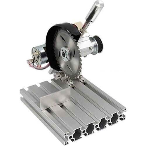 Household micro cutting machine small aluminum cutting machine 4 inch mini desktop 45 degree wood steel cutting machine