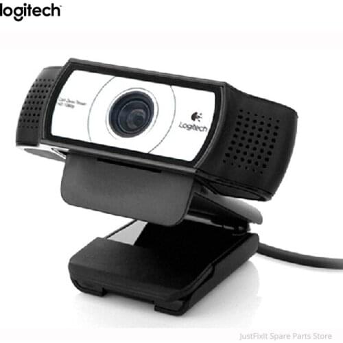 C930c HD Smart 1080P Webcam Logitech with Cover for Computer Zeiss Lens USB Video camera 4 Time Digital Zoom