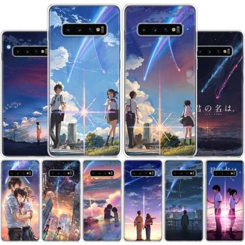 Anime Movie Prints Your Name Phone Case For Samsung Galaxy A51 A71 A50S A30S A10 A20E A40 A70 M30S A01 A21 A6 A7 A8 A9 Plus + Co