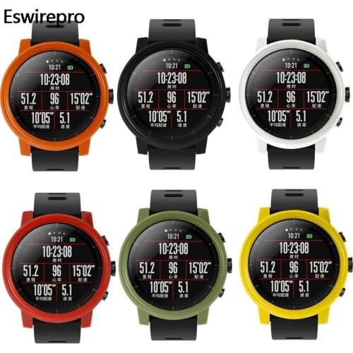 PC Case for Xiaomi Huami AMAZFIT 2/2S Stratos Watch Slim Frame Cover Protect Shell For Huami Amazfit Stratos/2/2S Colourful