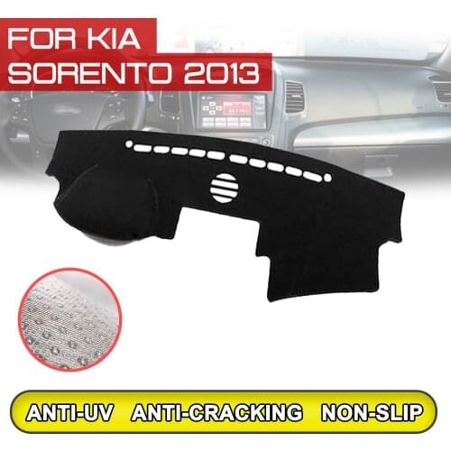 For KIA Sorento 2013 Car Dashboard Mat Anti-dirty Non-slip Dash Cover Mat UV Protection Shade