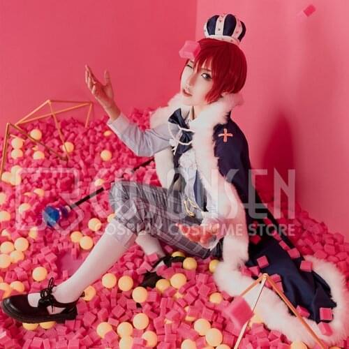 Ensemble Stars Suou Tsukasa Little Kings COSPLAYONSEN Cosplay Costume Full Set with Hat+ Cloak