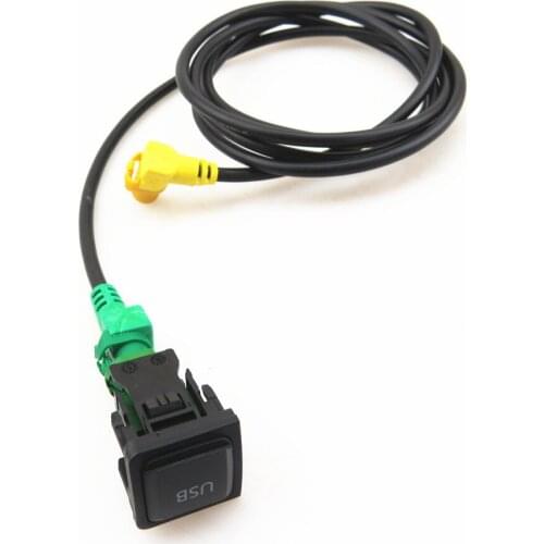 FHAWKEYEQ 1 Sets USB Switch Connector Cable Adapter For VW Golf MK6 Jetta MK5 Scirocco 5KD 035 726 A 5KD035726A