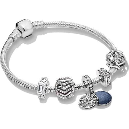 GChic 2020 Dazzling Wish Bracelet Set Crown Blue Charms Fit Original Bracelets Women DIY Jewelry Pulseras Mujer Moda