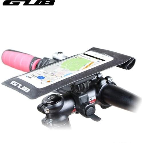 GUB Touch Screen Bicycle Phone Bag Waterproof MTB Road Bike Smart Phone Bag 6.0 Inch Cycling Handlebar Front Head Tube Pannier