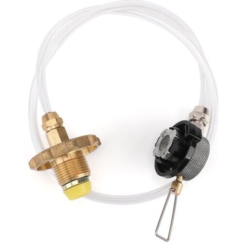 Propane Gas Refill Valve Gas Refilling Connector Camp Tank Adapter Stove Accessory Gas Cartridge Tank cylinder Adapter