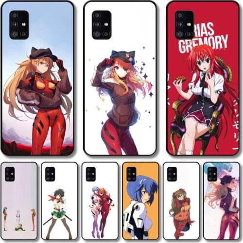 Beautiful red clothes girl Phone Case For Samsung Galaxy A 12 51 52 21 71 72 42 31 10 80 90 S E 5G Black Shell Art Cell Cover