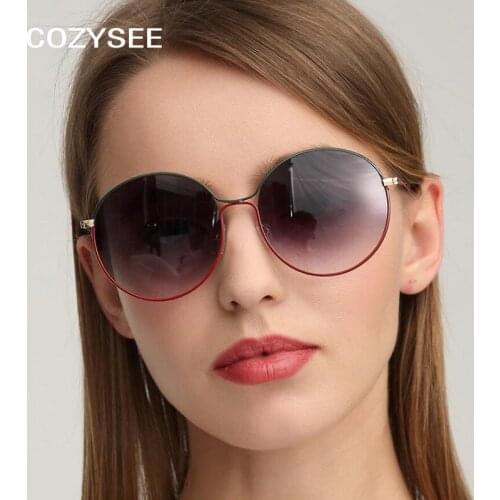 Cute Ladies Oval Sunglasses Women Retro Brand Sunglases Female lunette femme New Vintage Pink Sun Glasses For Women